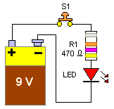 Nacin prikljucivanja svjetlece diode (LED) 